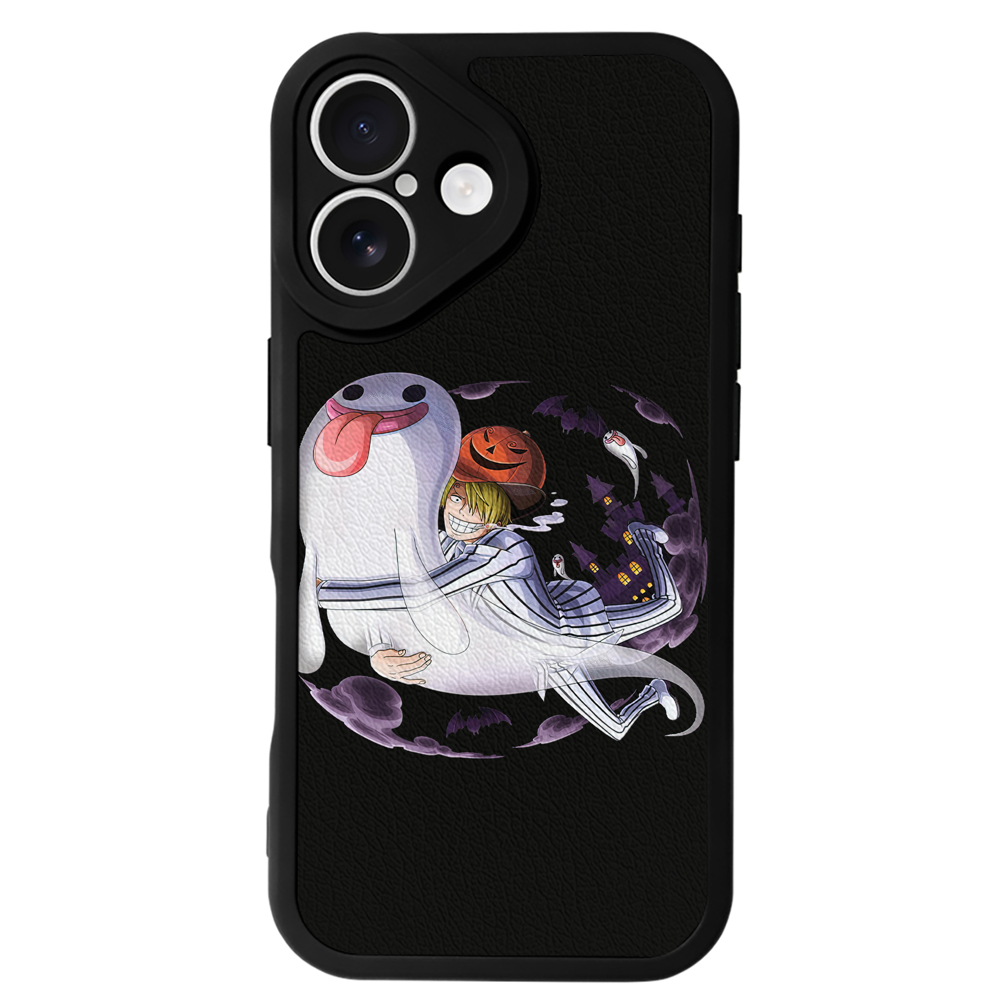 （画像用） ワンピース サンジ ONE PIECE Sanji 【iPhone 16シリーズ対応】シリコンスマホケース（レザー調） 材質：シリコン